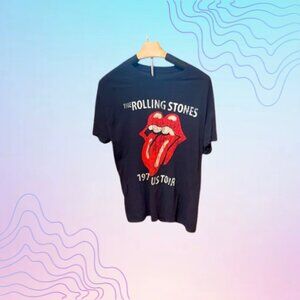 THE ROLLING STONES 1975 US Tour Graphic Tee